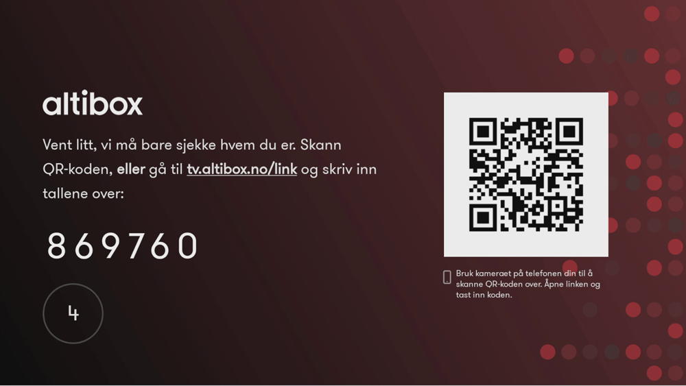 Koble til Altibox-konto