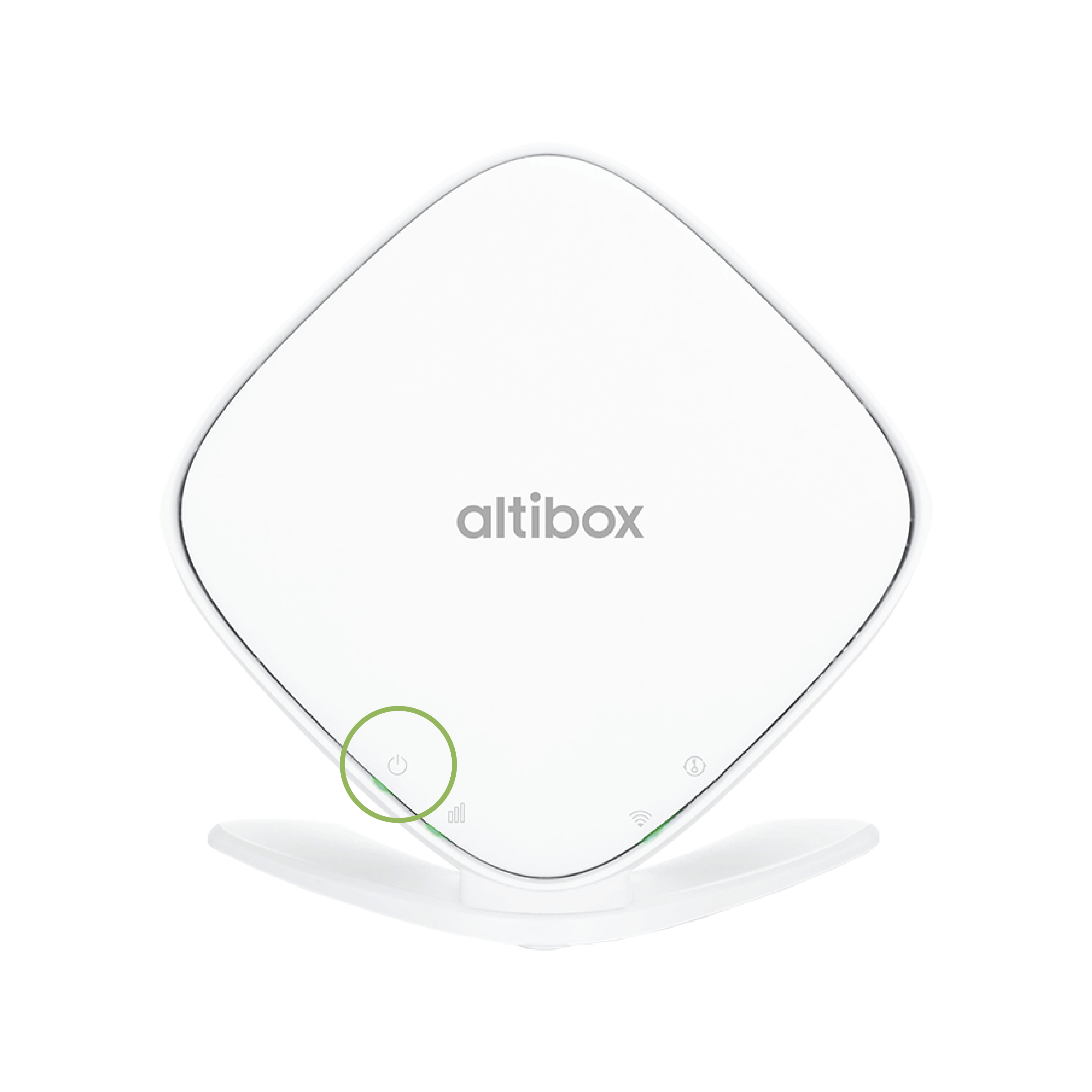 Wifi-lyset på Altibox Wifi Overalt